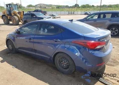 2016 Hyundai Elantra Se из США, поврежденный, VIN 5NPDH4AE6GH720010